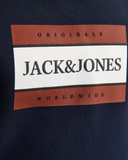 jack and jones hoodie junior 12263243 blauw