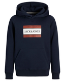 jack and jones junior 12263243 blauw hoodie